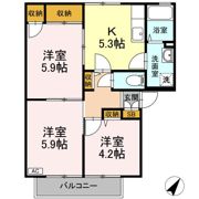 エクセル岸の間取り画像