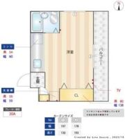 サンライズコーポの間取り画像