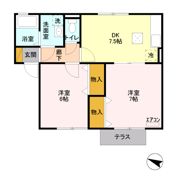 セジュール西堀 Ⅰの間取り画像