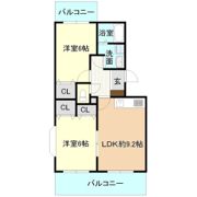 ボヌール二の宮の間取り画像