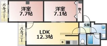 リアライズ小山西御所の間取り画像