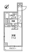 コスモリード人形町の間取り画像