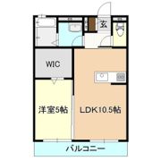 朝日ハイムみどりのの間取り画像