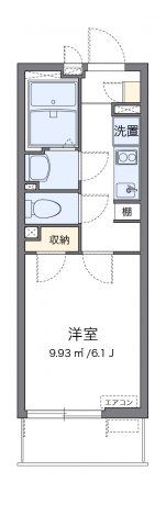 クレイノサークル 平和台の間取り画像