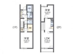 レオパレスコヅチⅡの間取り画像