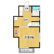 戸村コーポAの間取り画像