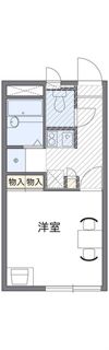 レオパレスアスティ 新田の間取り画像