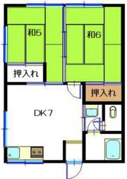 グリーンアパートの間取り画像