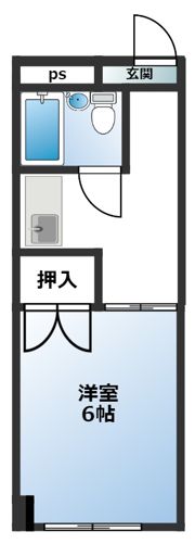 コーポ竹島の間取り画像
