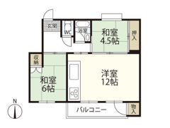 鈴が台団地分譲住宅D棟（鈴が台マンションD棟）の間取り画像