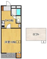 グランドール海老津駅前の間取り画像