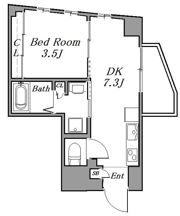 NO．7ゼルコバマンションの間取り画像