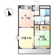 パレス野添Ⅱの間取り画像