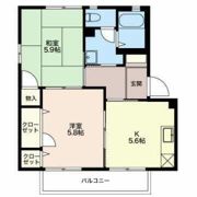 シェル上池田Bの間取り画像