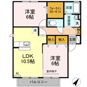 アシュランス Bの間取り画像