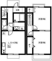 DUPLEX 国王327Aの間取り画像