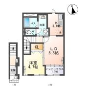 メゾン・ド・アンソレイユの間取り画像