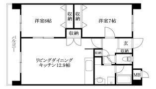 CITY SPIRE東石井の間取り画像