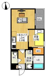 REGALEST 十日市西町の間取り画像