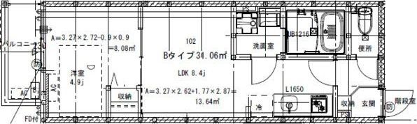 ALEGRIA 四条畷の間取り画像