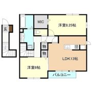 アズールBの間取り画像