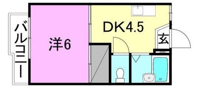 POPOLO宮田の間取り画像