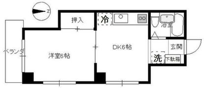 サンコーコーポの間取り画像
