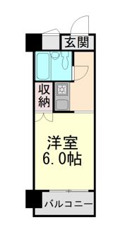 シンプルライフ王子の間取り画像