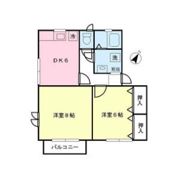 パルーデ弐番館の間取り画像