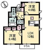 シャーメゾン春日 B棟の間取り画像