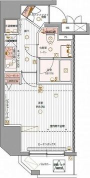 パティーナ上野の間取り画像