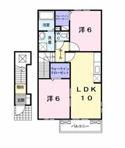 レバータⅡ Bの間取り画像