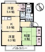 バリュージュヤシマ B棟の間取り画像