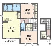 コンティニュー Bの間取り画像