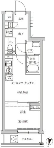 REGOLITH IKEGAMIの間取り画像