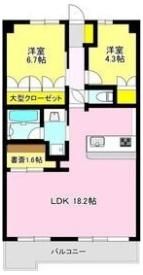 ハイラーク高崎905の間取り画像