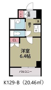 フォーラムビル(K-129)の間取り画像