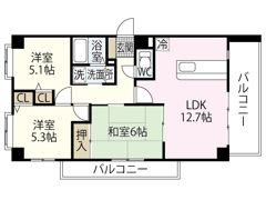 グリーンヒルみくまりの間取り画像