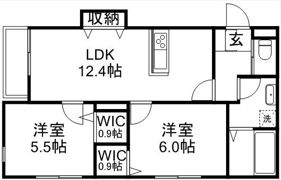 クローネの間取り画像