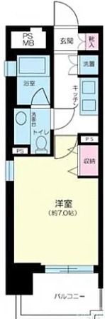 アクロス目黒の間取り画像