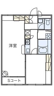 レオパレスMelodeyの間取り画像