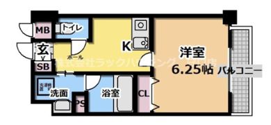 ジュネス関目高殿の間取り画像