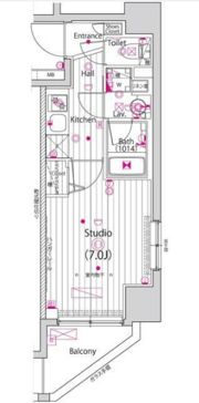 ガーラ・グランディ横濱関内の間取り画像