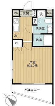 DUARES愛宕虎ノ門の間取り画像