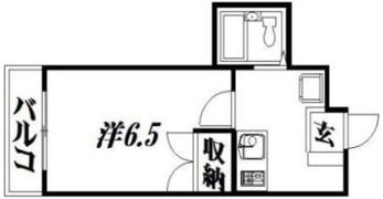 城北セブンティーンの間取り画像