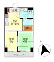 メゾンロイヤルの間取り画像