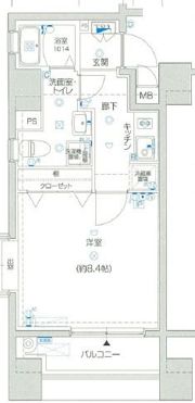 スパシエ田端の間取り画像