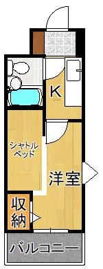ラ・レジダンス・ド・サントゥールの間取り画像