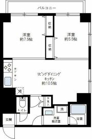 コスモ磯子パークサイドの間取り画像