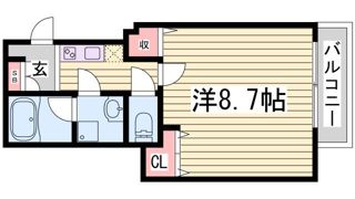 ドエル芦屋ウエストの間取り画像